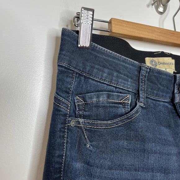 Democracy Ab Technology Skinny Jeans Womens 6 Mid Rise Slimming Dark Wash - Picture 2 of 5